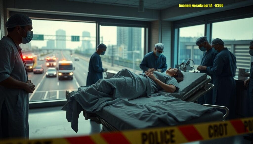 Mulher arrastada pelo ex terá cirurgia na bacia