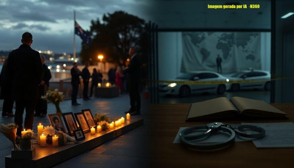 Homenagens em Sydney e prisão de filho de diretor nos EUA