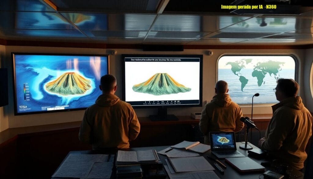 Estrutura geológica gigante sob o Triângulo das Bermudas