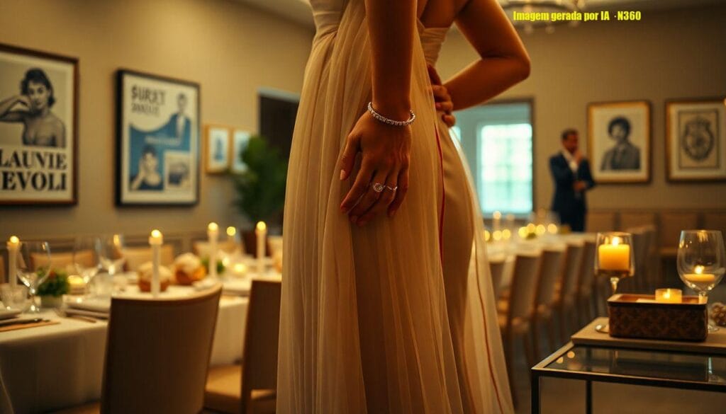 Gisele Bündchen usa vestido translúcido em jantar da Vivara