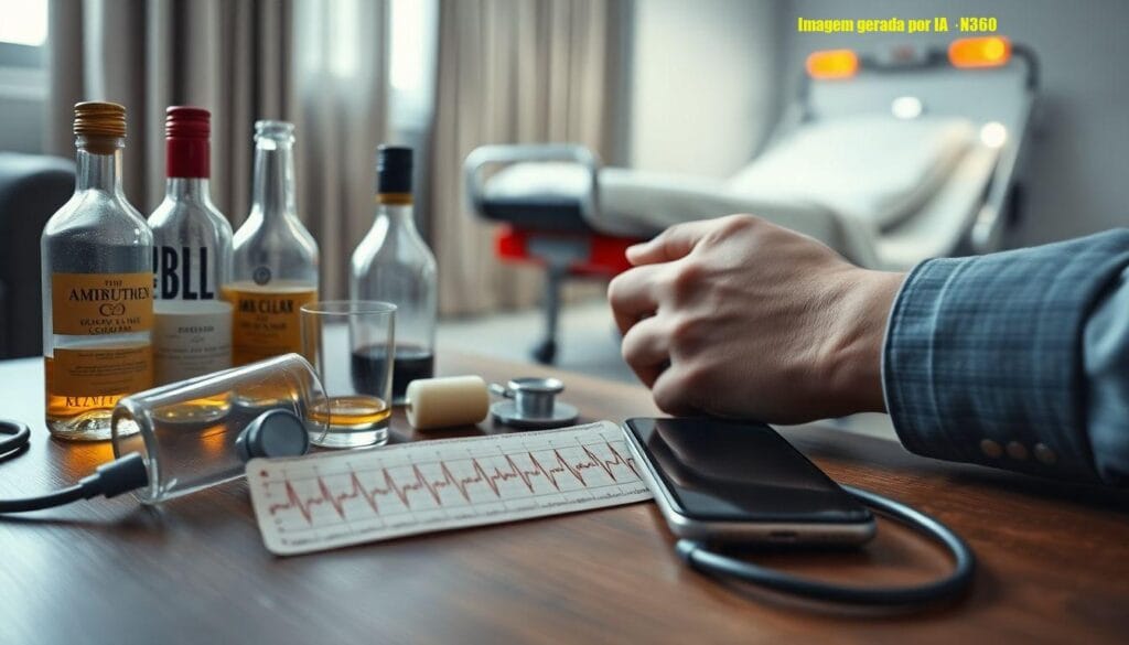 Palpitações após bebedeira: síndrome do coração festeiro