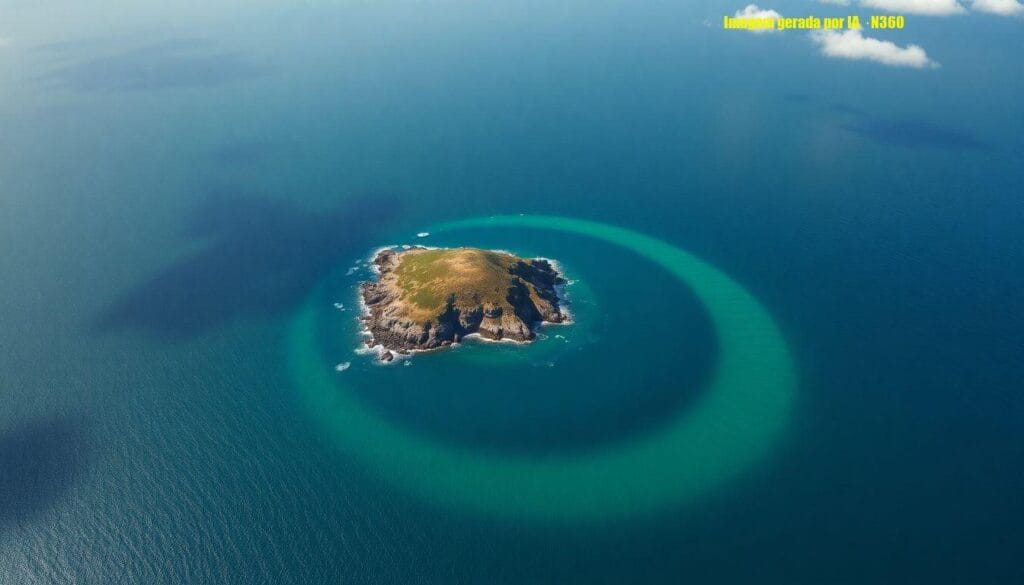 Anel verde nas Ilhas Chatham é bloom de fitoplâncton