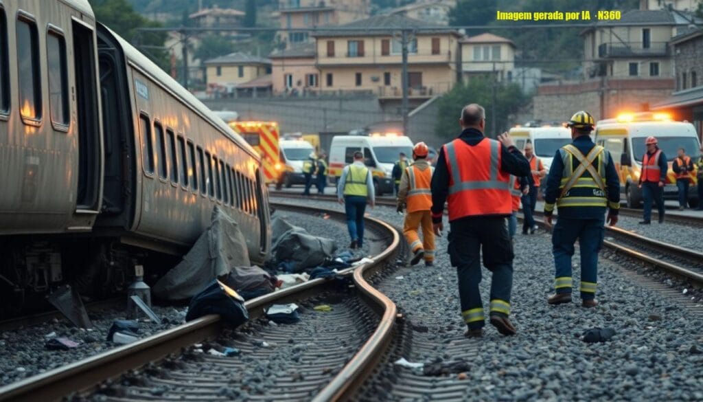 Descarrilamento perto de Barcelona deixa 15 feridos