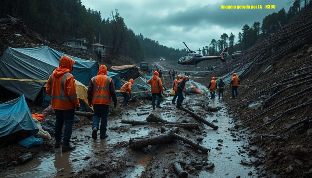 Deslizamento na Nova Zelândia deixa vários desaparecidos