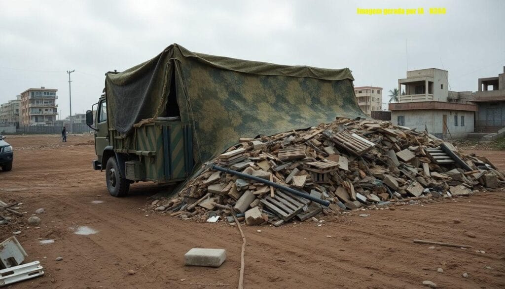 Russos usam 'lixo ambulante' para driblar drones