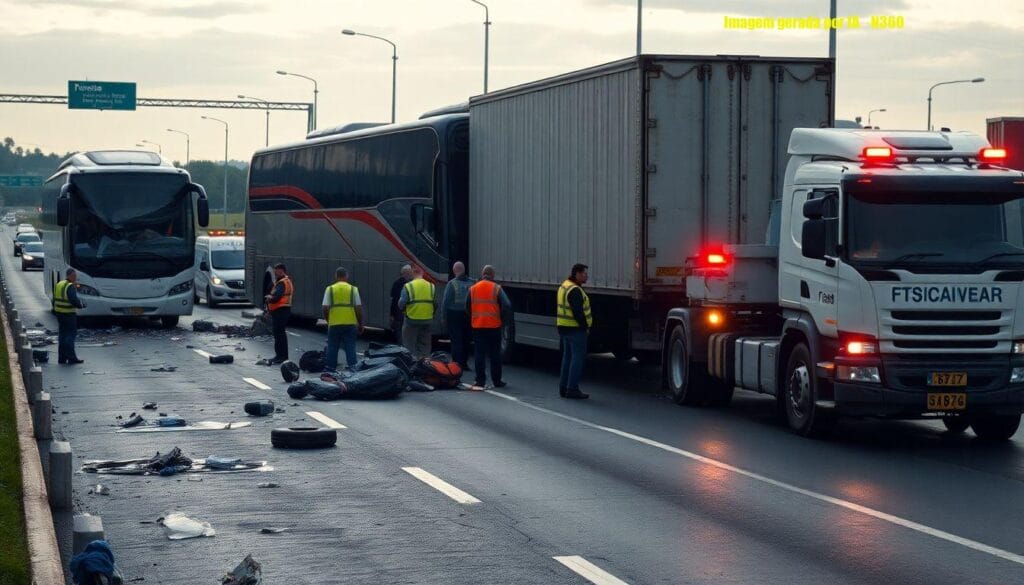 Acidente em Pelotas: 11 mortos em colisão na BR-116