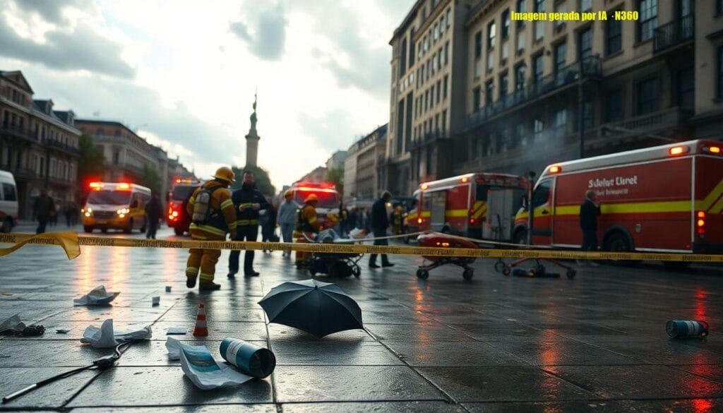 Raio atinge apoiadores de Nikolas Ferreira em Brasília