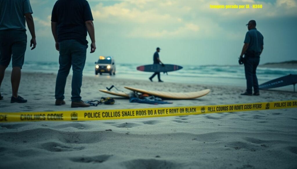 Kitesurfista encontrado morto na Praia da Baleia