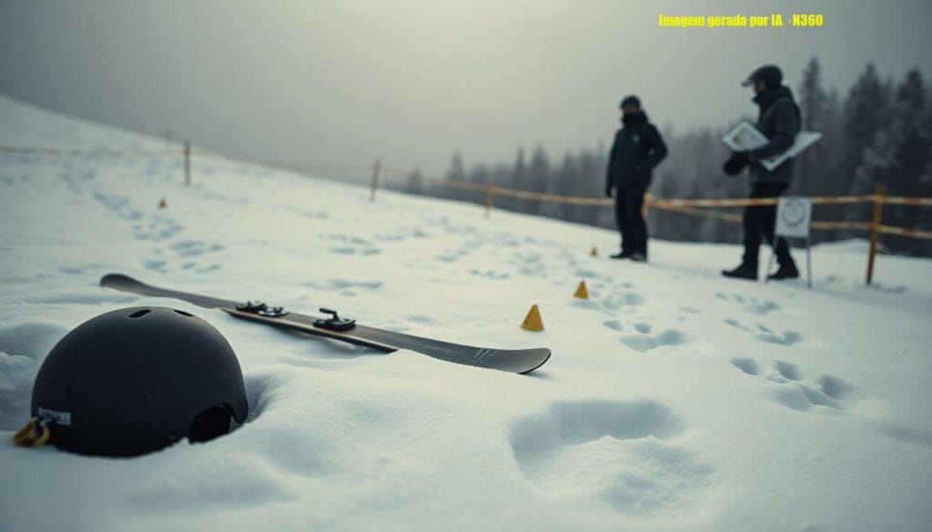 Leopardo ataca esquiadora perto de parque na China