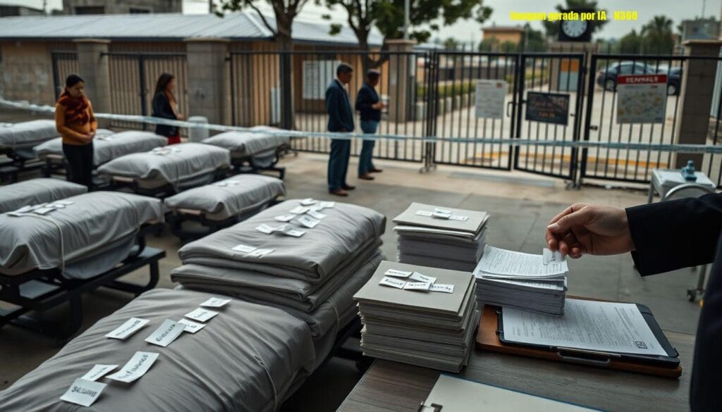Corpos em necrotérios e restrições funerárias no Irã