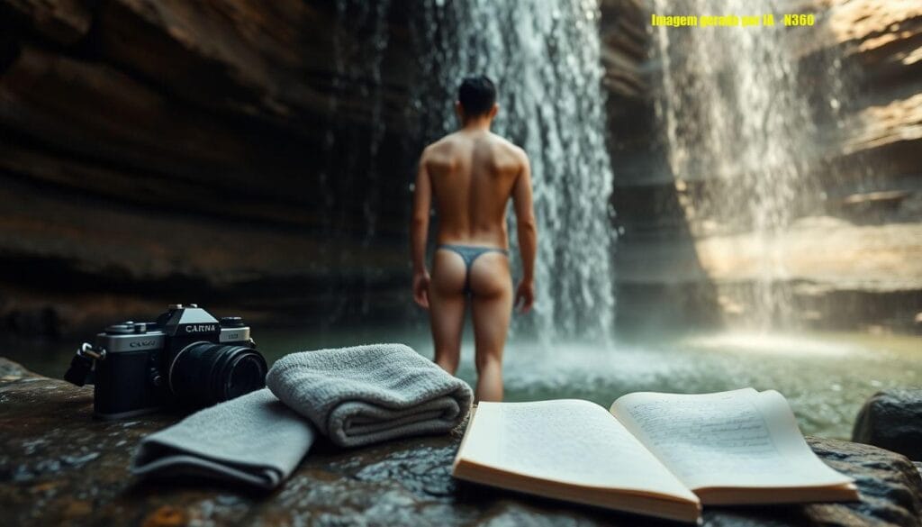 Mariana Goldfarb publica fotos nua em cachoeira e fala em liberdade