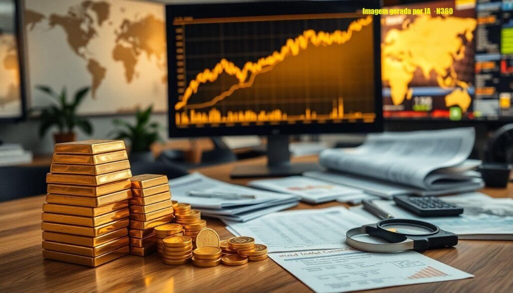 Corrida ao ouro e sinais de tensão global