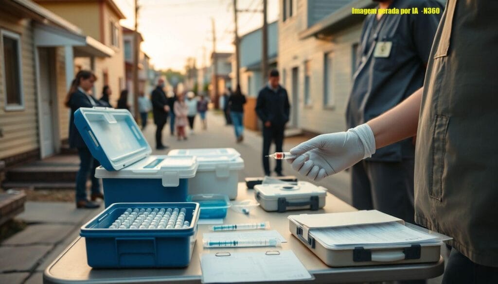 Surto de meningite leva a vacinação em bloqueio em Maceió