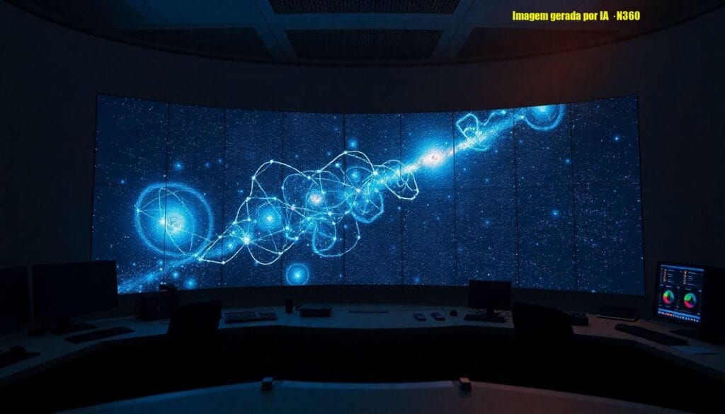 Mapa de matéria escura mostra 'esqueleto' do cosmos