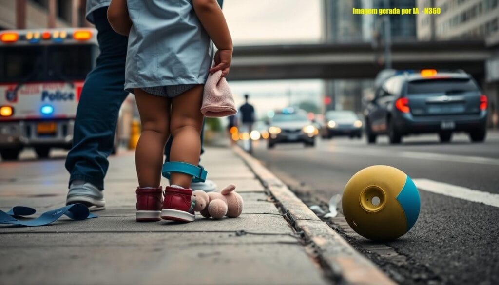 Bebê baleada na Avenida Brasil recebe alta após 50 dias