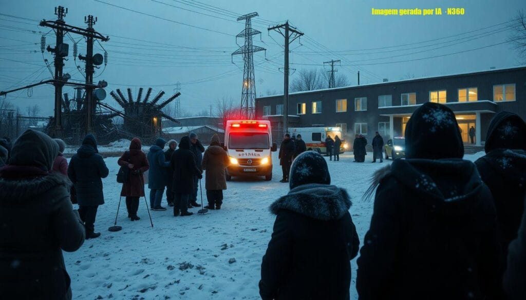 Rússia intensifica ataques à rede elétrica na Ucrânia