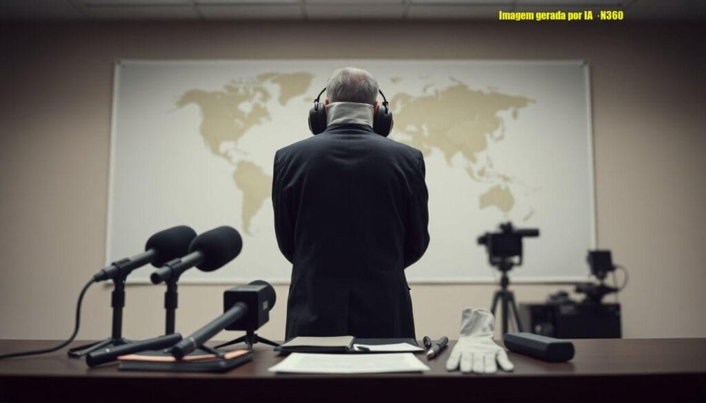 Por que cobriram olhos e ouvidos de Maduro