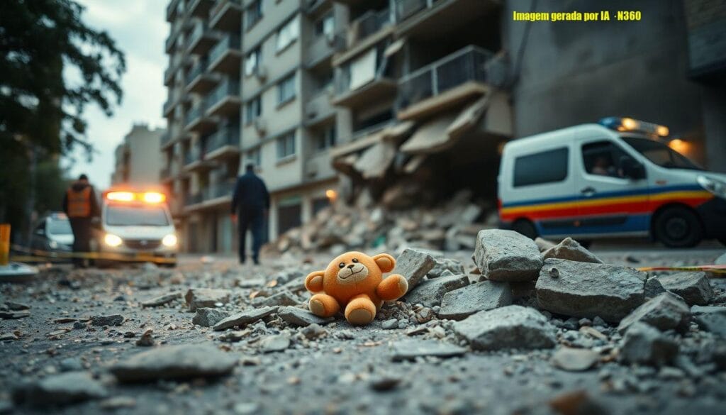 Laje desaba e causa morte de criança em Porto Alegre