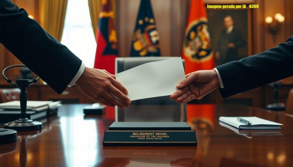 Lewandowski entrega carta de demissão a Lula