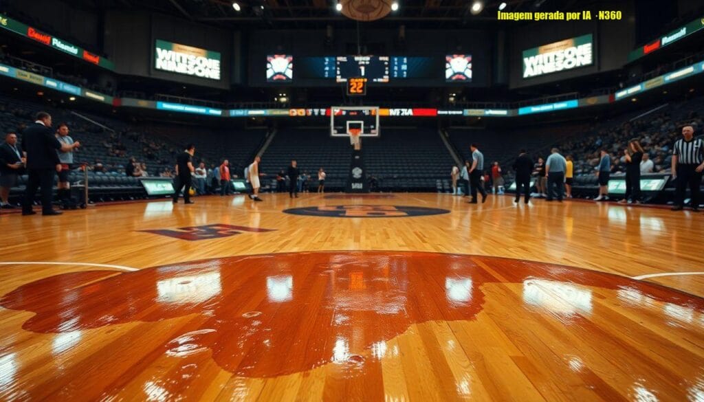 Bulls x Heat adiado por umidade no United Center