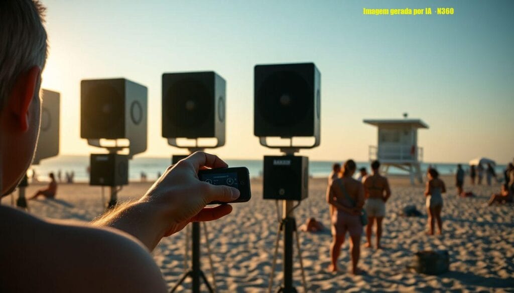 Turista usa bloqueador de sinal em praia e provoca debate