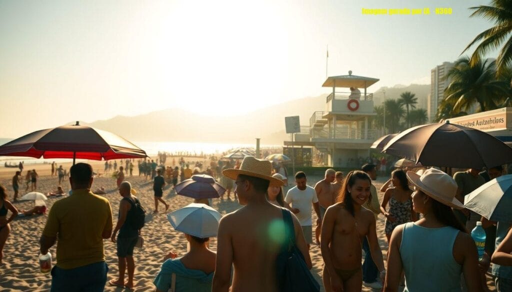 Rio enfrenta calor com máxima perto de 40°C