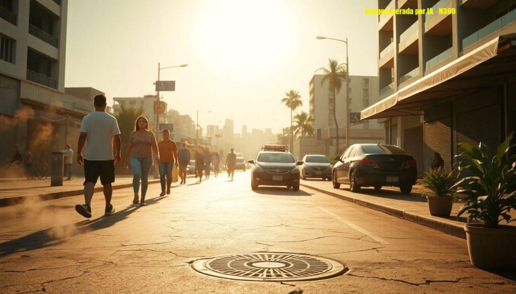 Nove das 10 maiores temperaturas do Brasil ocorreram no RJ