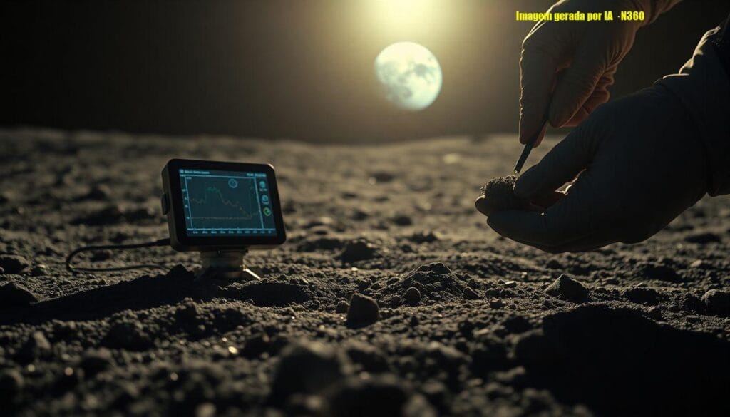 Vento solar pode ter levado gases da Terra até a Lua