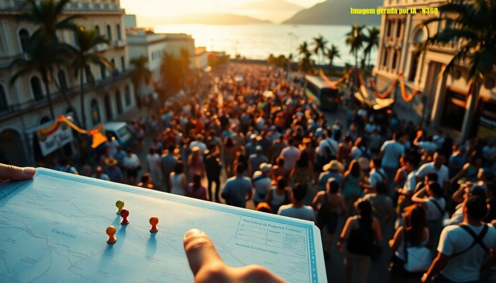 Onde desfilam os blocos com mais de 10 mil pessoas