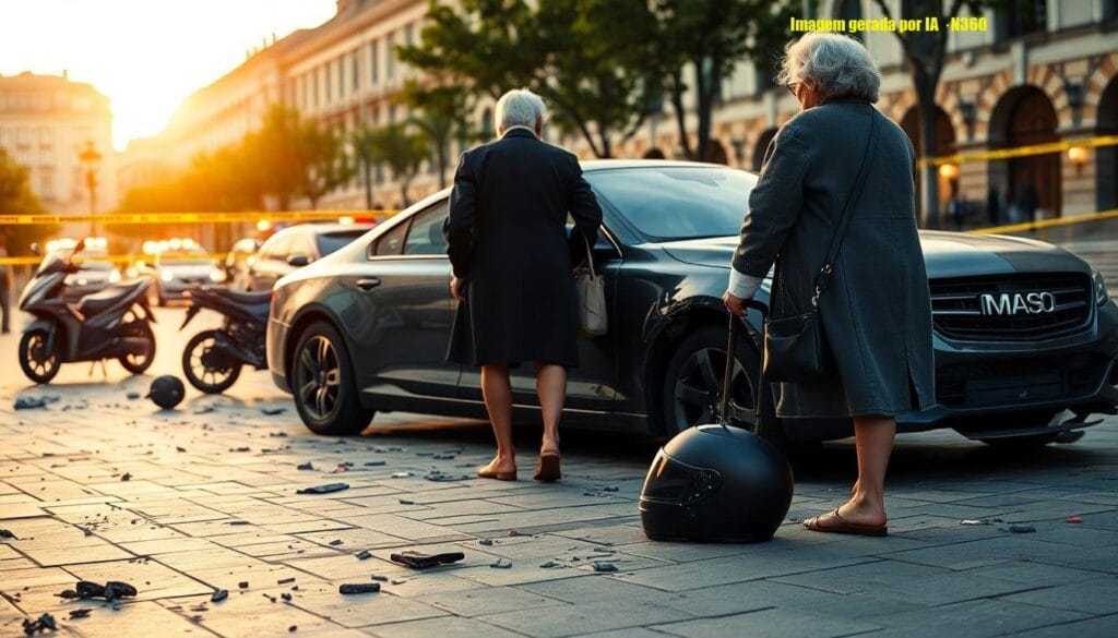 Idosa é agredida por motociclista em Lourdes, BH