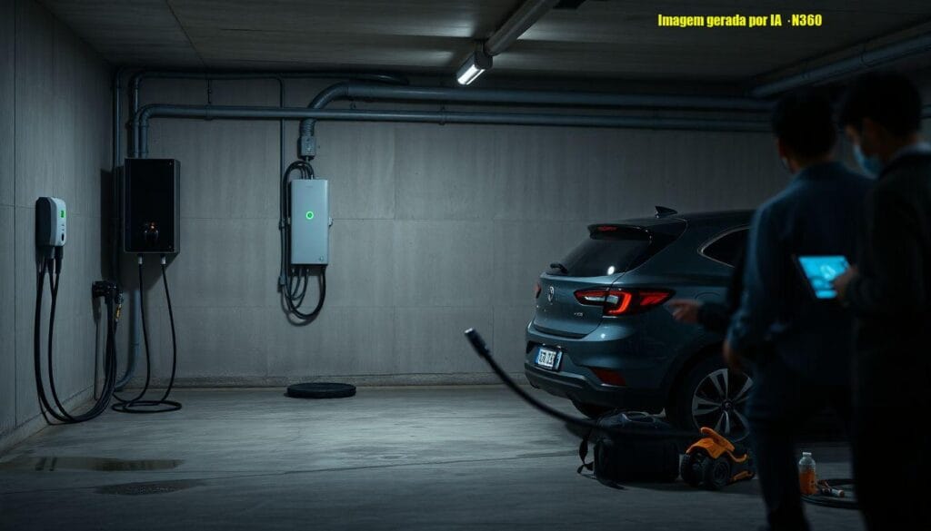 Lei de SP autoriza carregadores em vagas privadas