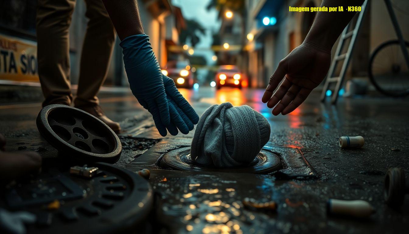 Bebê encontrada em bueiro em Ibirité mobiliza vizinhança