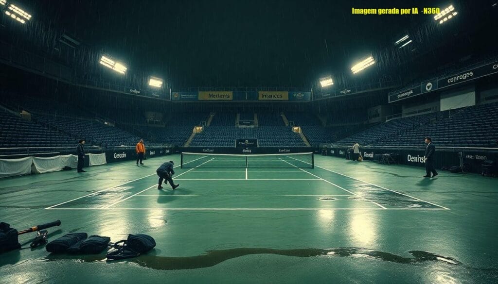 Chuva interrompe Rio Open; jogos retornam no domingo