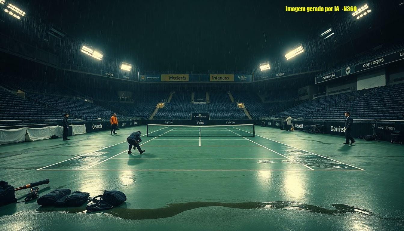 Chuva interrompe Rio Open; jogos retornam no domingo