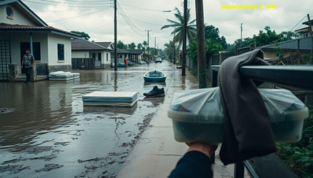 Chuva em São João de Meriti mata idosa; 600 desalojados