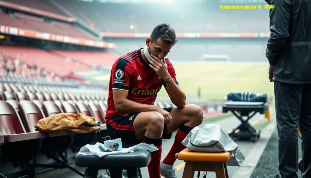 Loftus-Cheek publica foto sem dentes após fratura