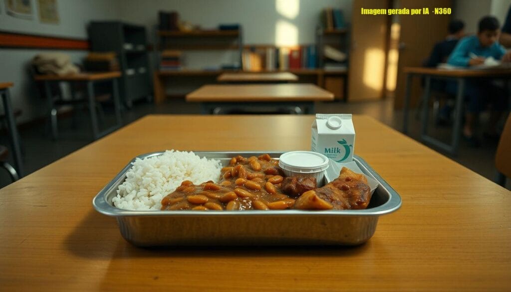 Zema diz que merenda estadual é igual à sua refeição