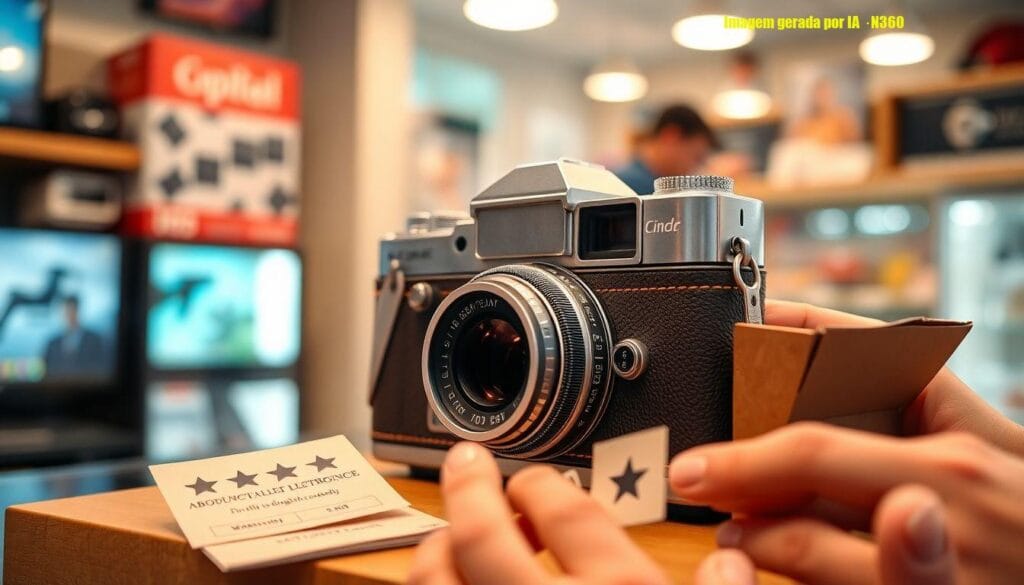 Câmera digital retrô anunciada por R$ 99