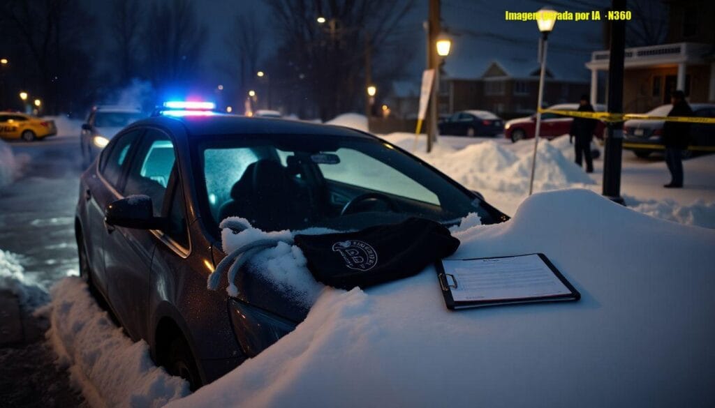 Jovem morre por monóxido em carro durante nevasca