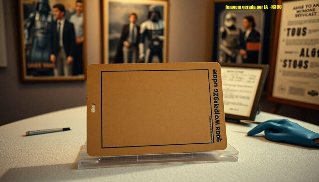 Só o papel: cartão raro da Princesa Leia vai a leilão