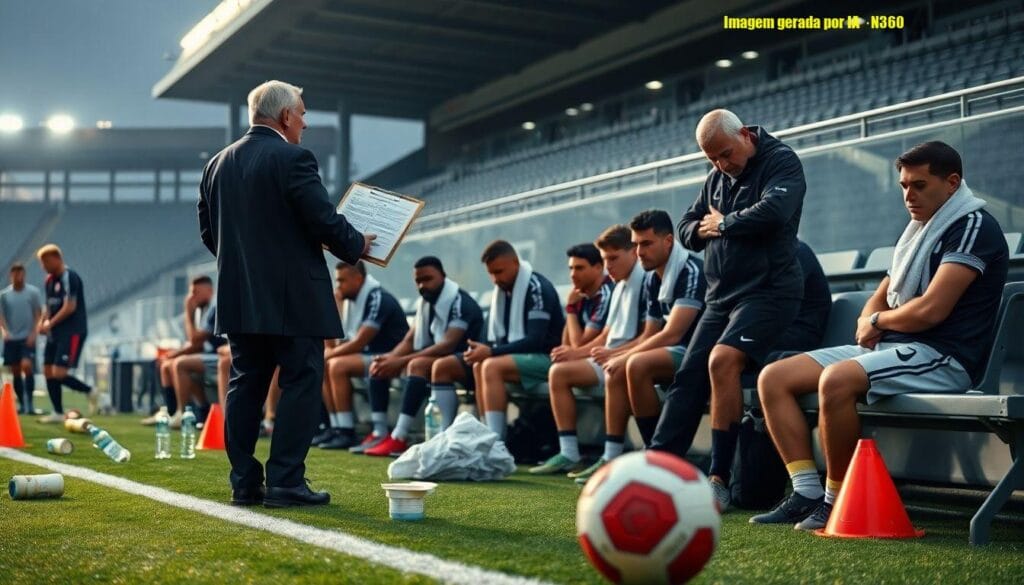 Osorio reduz elenco do Remo e cita queda física