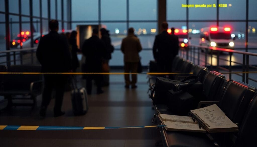 Apresentador diz ter fugido de ataques em avião