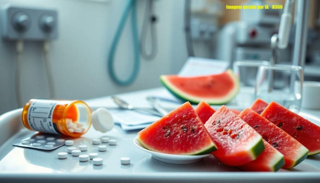 Quem nunca deveria comer melancia por nenhum motivo?