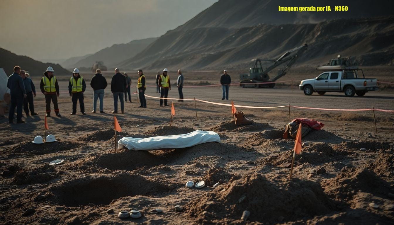 Buscas por mineradores desaparecidos apontam valas e corpos