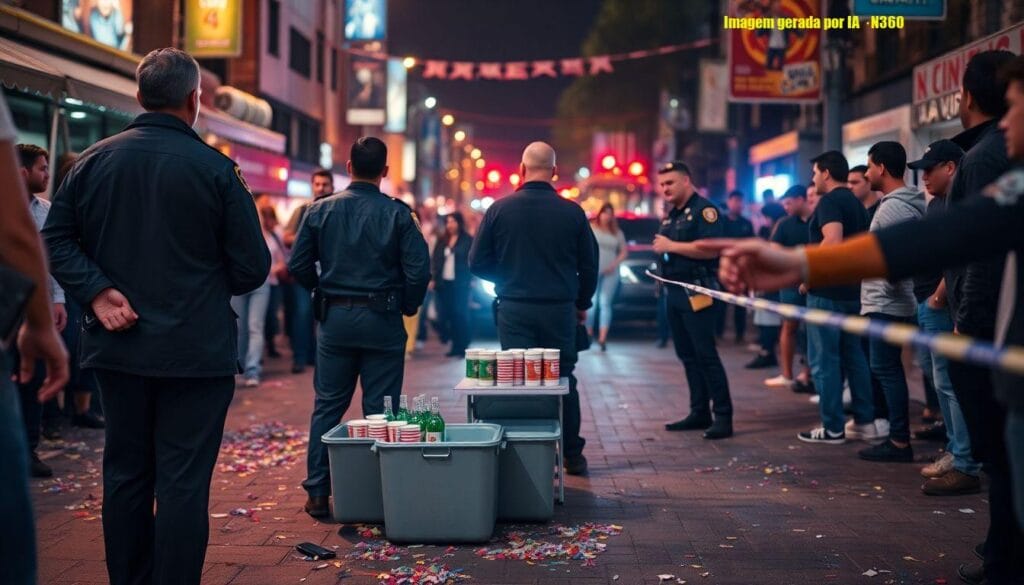 Três presos por venda de bebidas adulteradas em megabloco