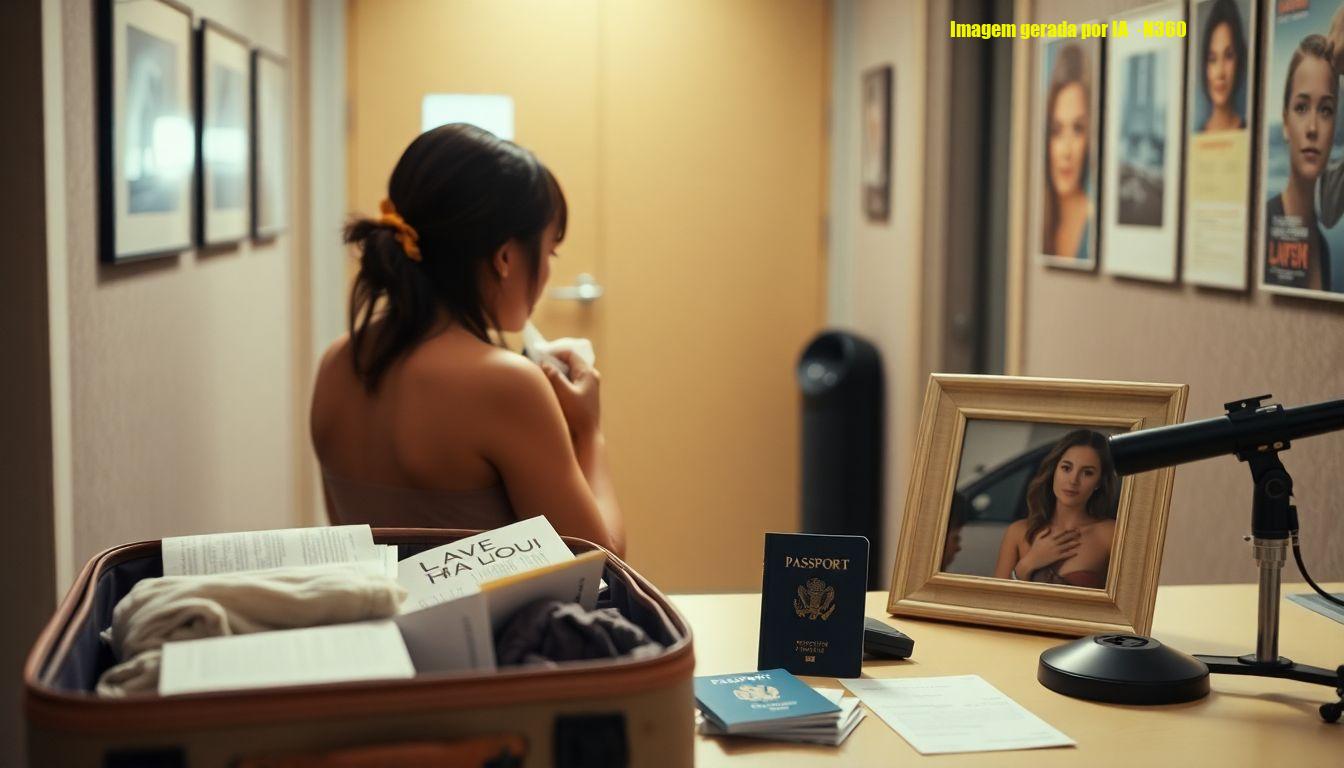 Ana Furtado se emociona com ida da filha a Nova York