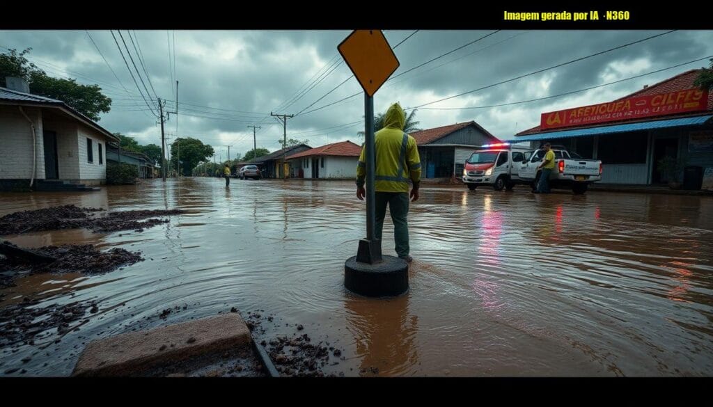 Temporal inunda Jaboticatubas; moradores relatam prejuízos
