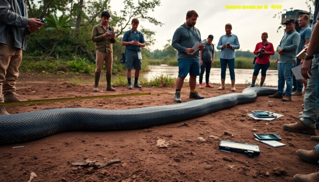 Cobra de 7,22 m reivindica recorde no Guinness