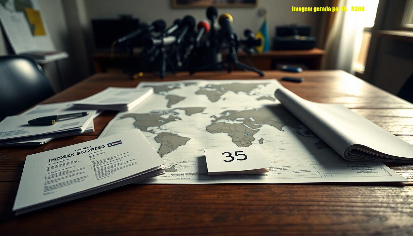 América Latina: países mais e menos corruptos