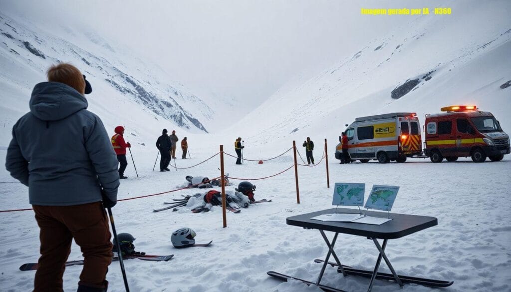 Três esquiadores morrem em avalanche em Val d'Isère